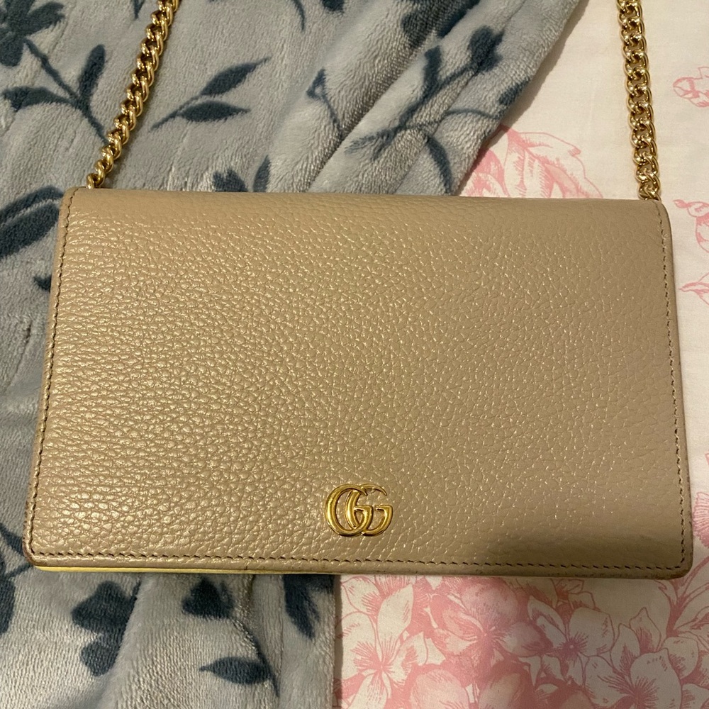 Gucci GG Marmont Mini Chain Bag with original box and dust cover